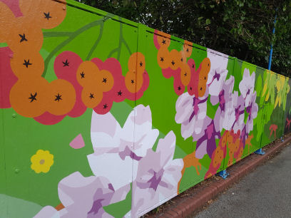 Caarter Bridge mural